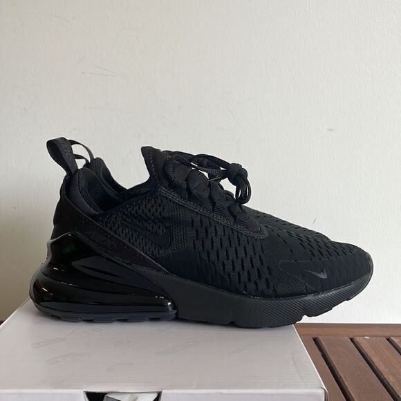 Nike Air Max 270 Black USA Women Size 6.5/UK 4/EU 37.5(AH6789-006) - Picture 9 of 13